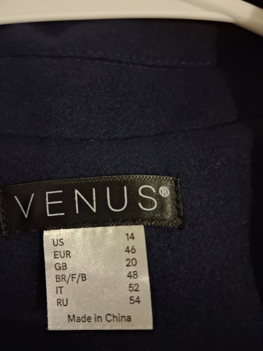 VENUS Navy Blue Pea Coat